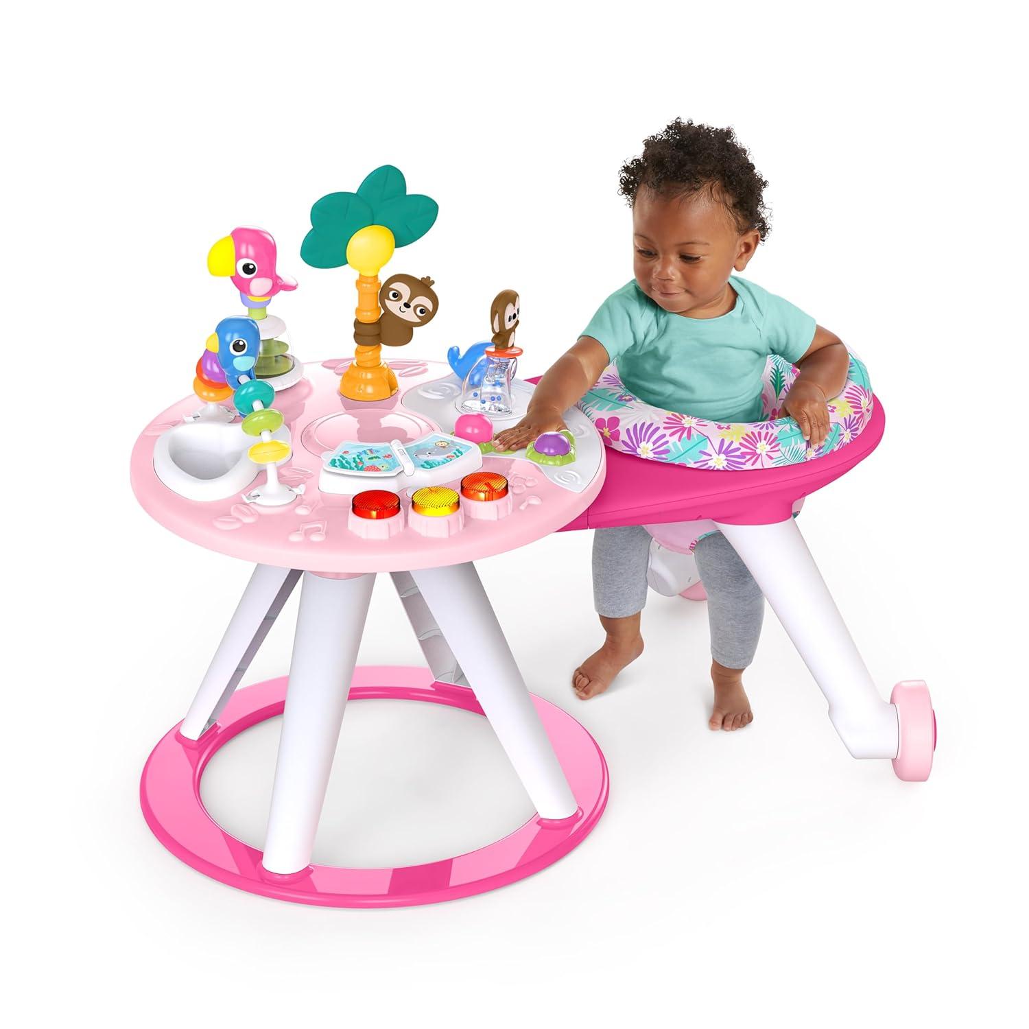 Bright Starts Around We Go 2-in-1 Activity Centre - Tropic Coral