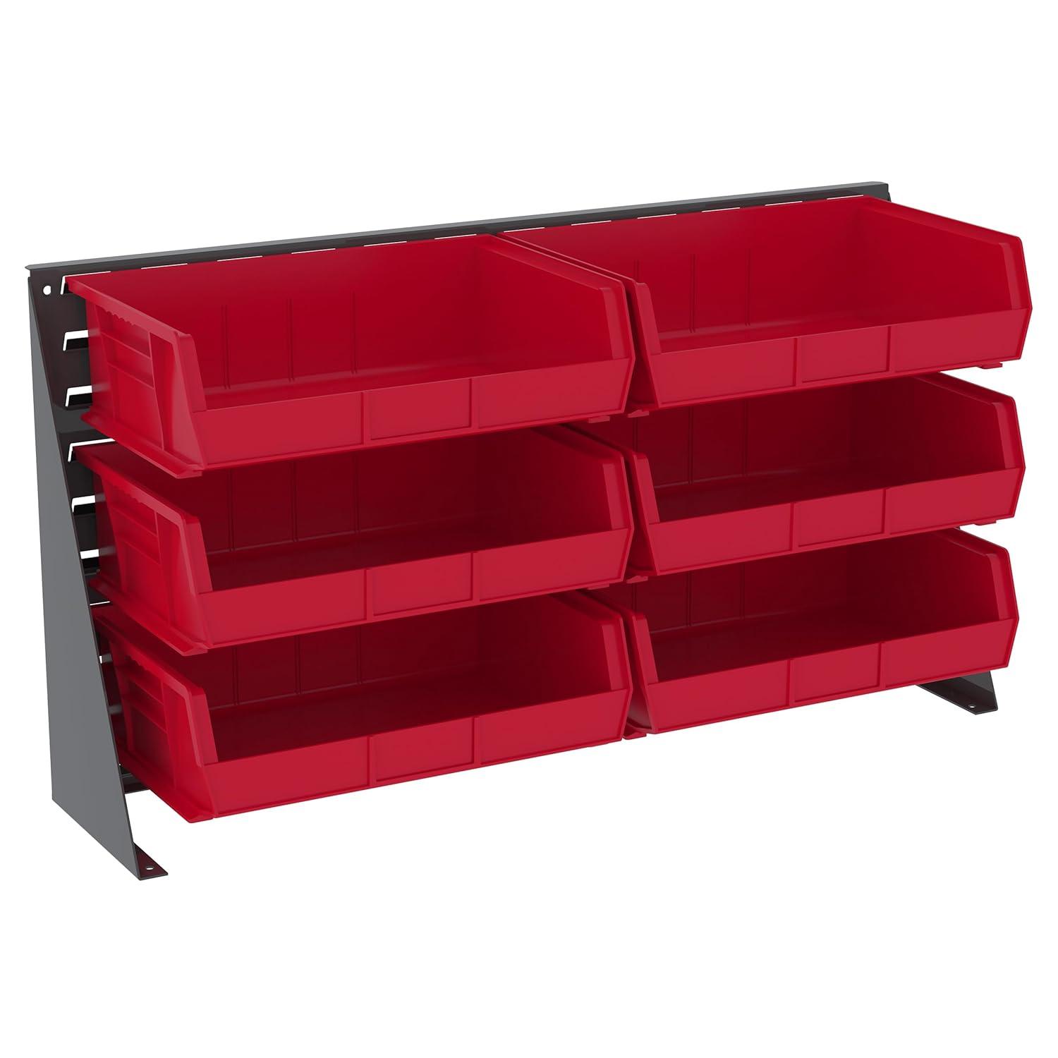 36-Inch Gray Powder Coated Steel Louvered Bench Rack