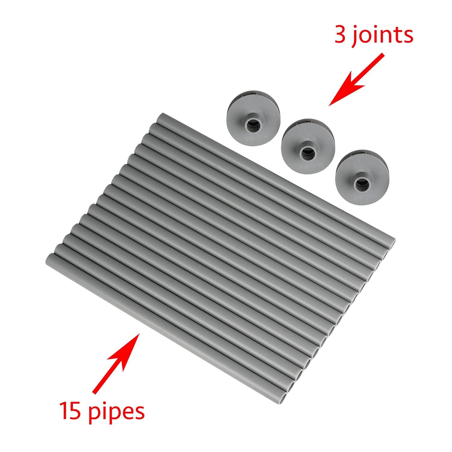 Kitty City Outdoor Catio Mega Kit for Cats, Replacement Parts, and 10' Tunnels Pipes and Joints