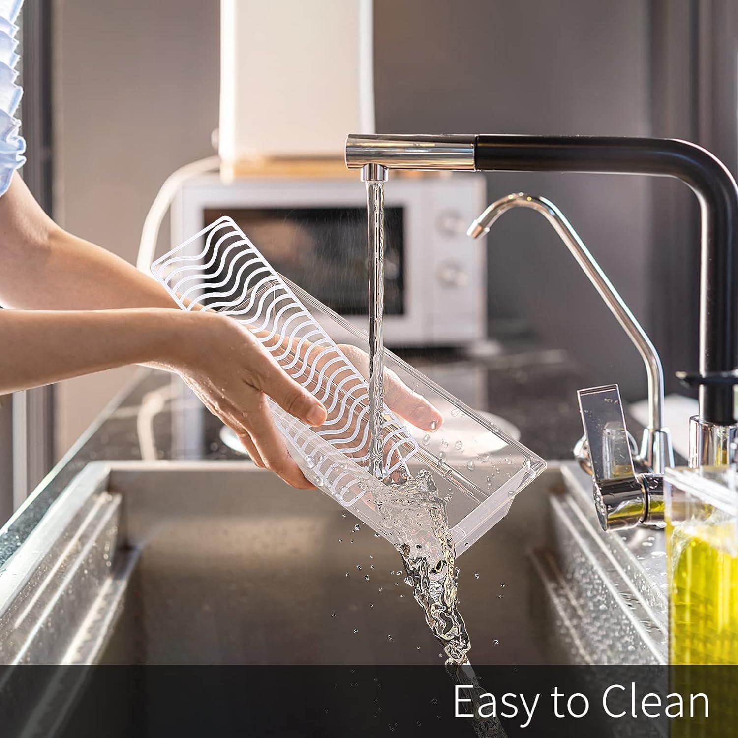 SILIVO Fruit Storage Containers for Fridge (3 Pack) - 1.5L Produce Saver Containers for Refrigerator with Removable Drain Tray Keep Fresh for Produce, Bacon, Fruits and Vegetables