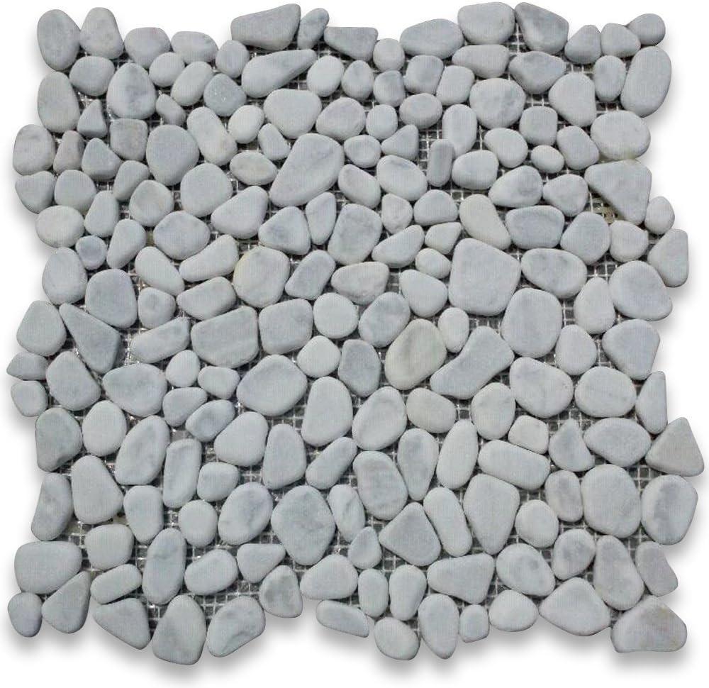 12" x 12" Marble Rocks Mosaic Wall & Floor Tile
