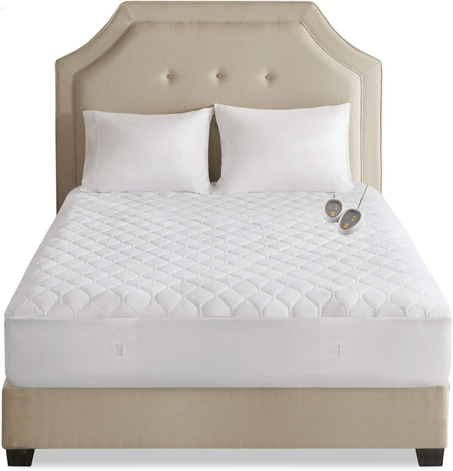 Beautyrest Beautyrest Heated Microfiber Mattress Pad with 3M Scotchgard