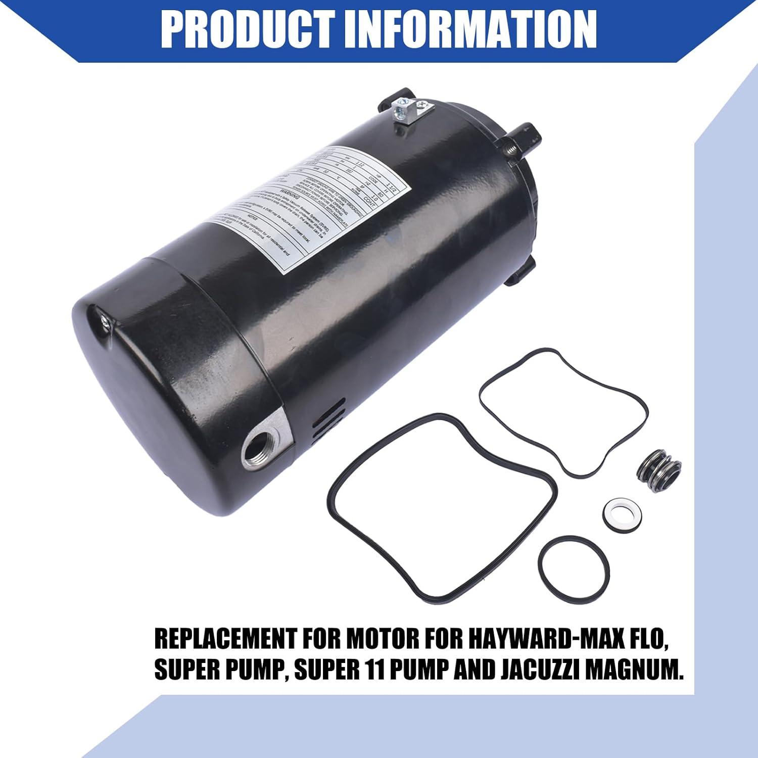 Artudatech Motor Replacement Kit 1.5 HP UST1152 Pool Pump