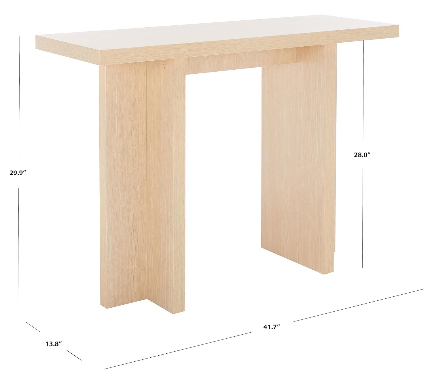 Florence Small Console Table - Natural - Safavieh
