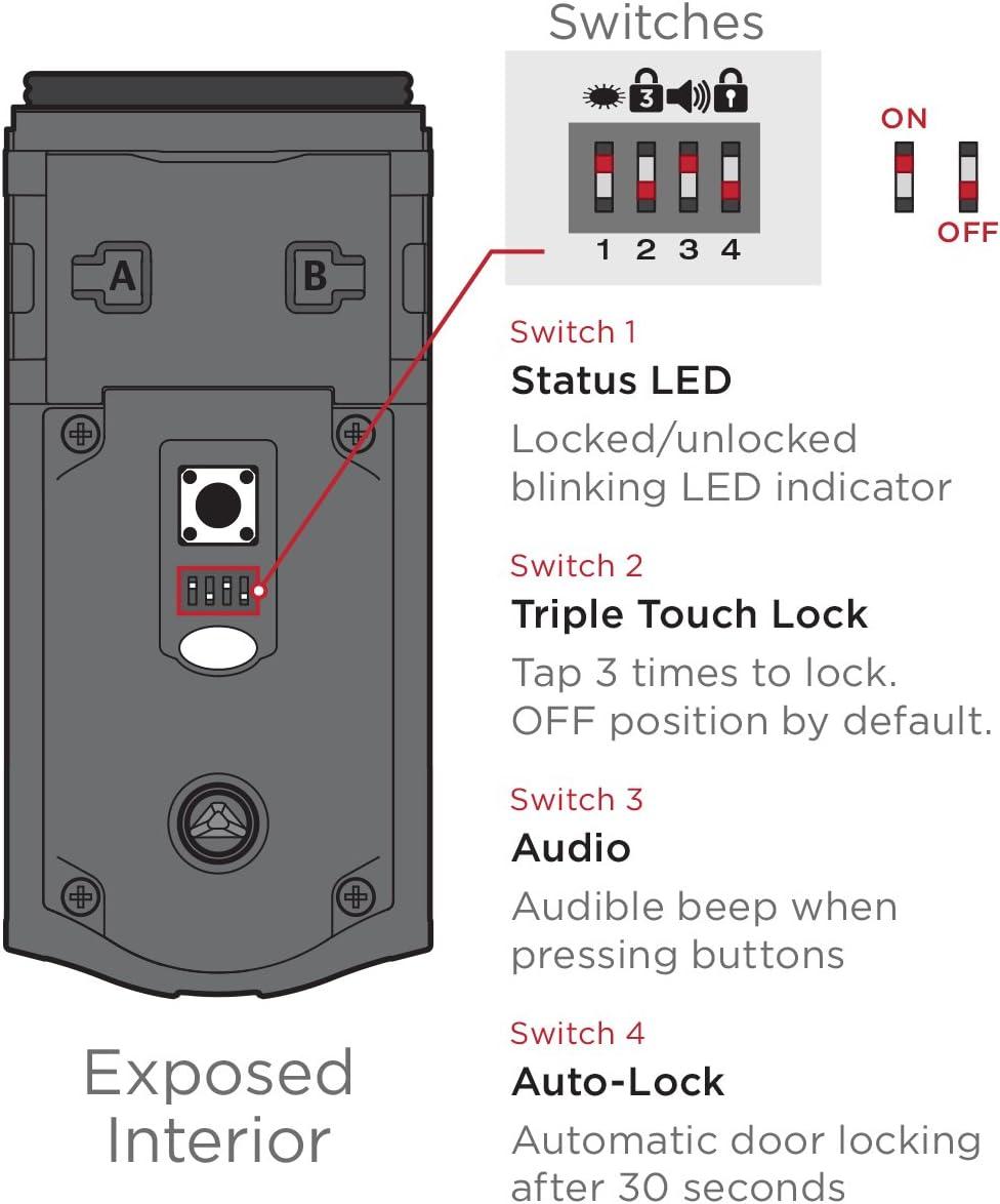 Kevo 2nd Gen Single Cylinder Bluetooth Electronic Deadbolt featuring SmartKey®