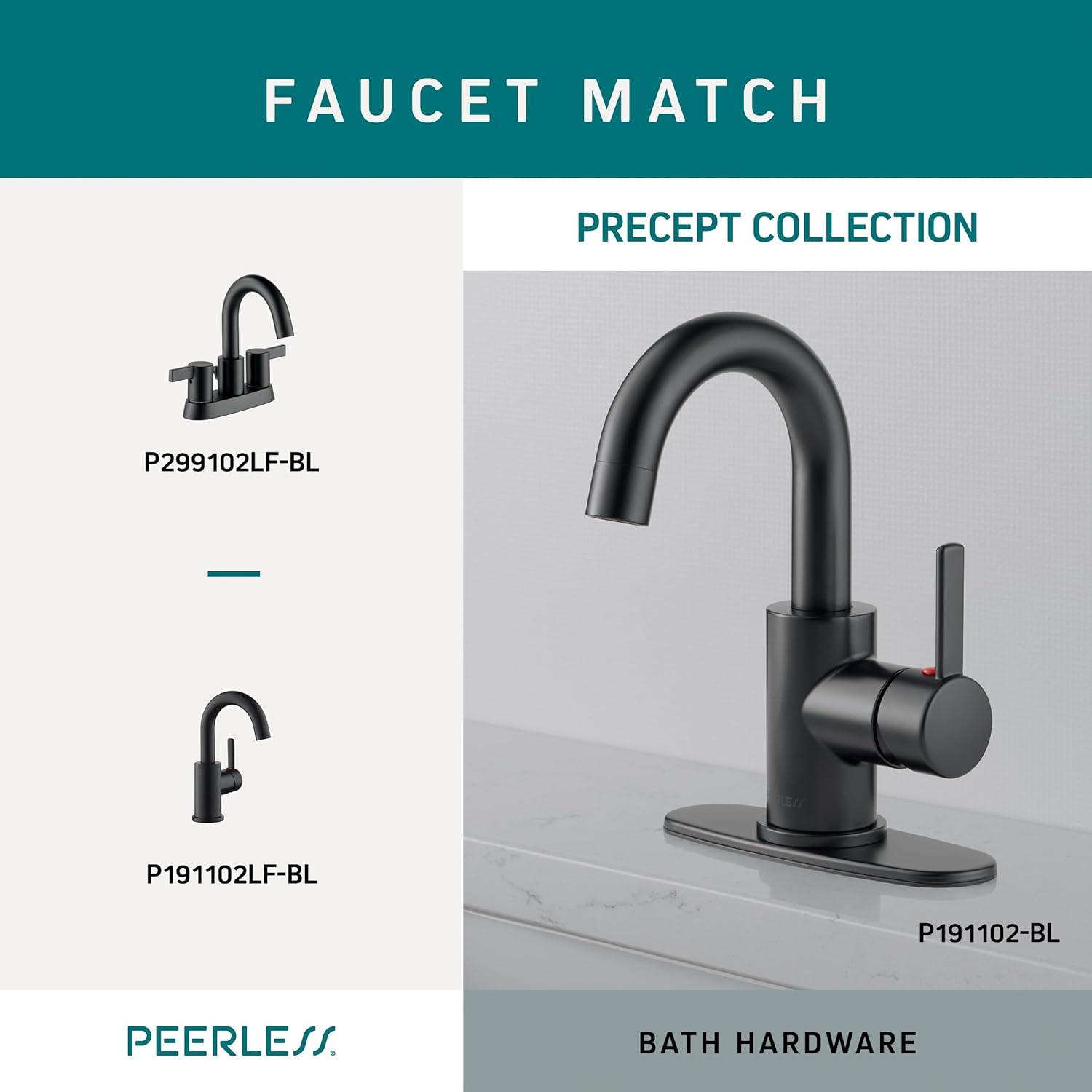 Peerless Faucets Precept 1 Wall Towel Bar PA647-18BL