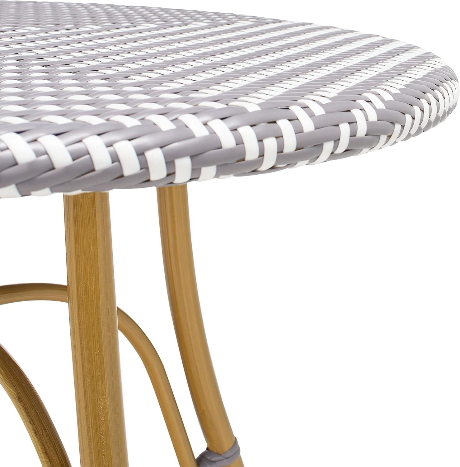 Kylie Rattan Bistro Table  - Safavieh