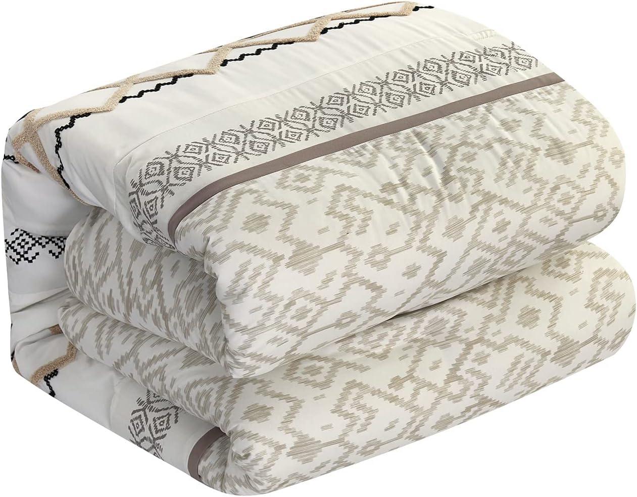 Nanshing America, Inc Anthony Microfiber 7 Piece Comforter Set