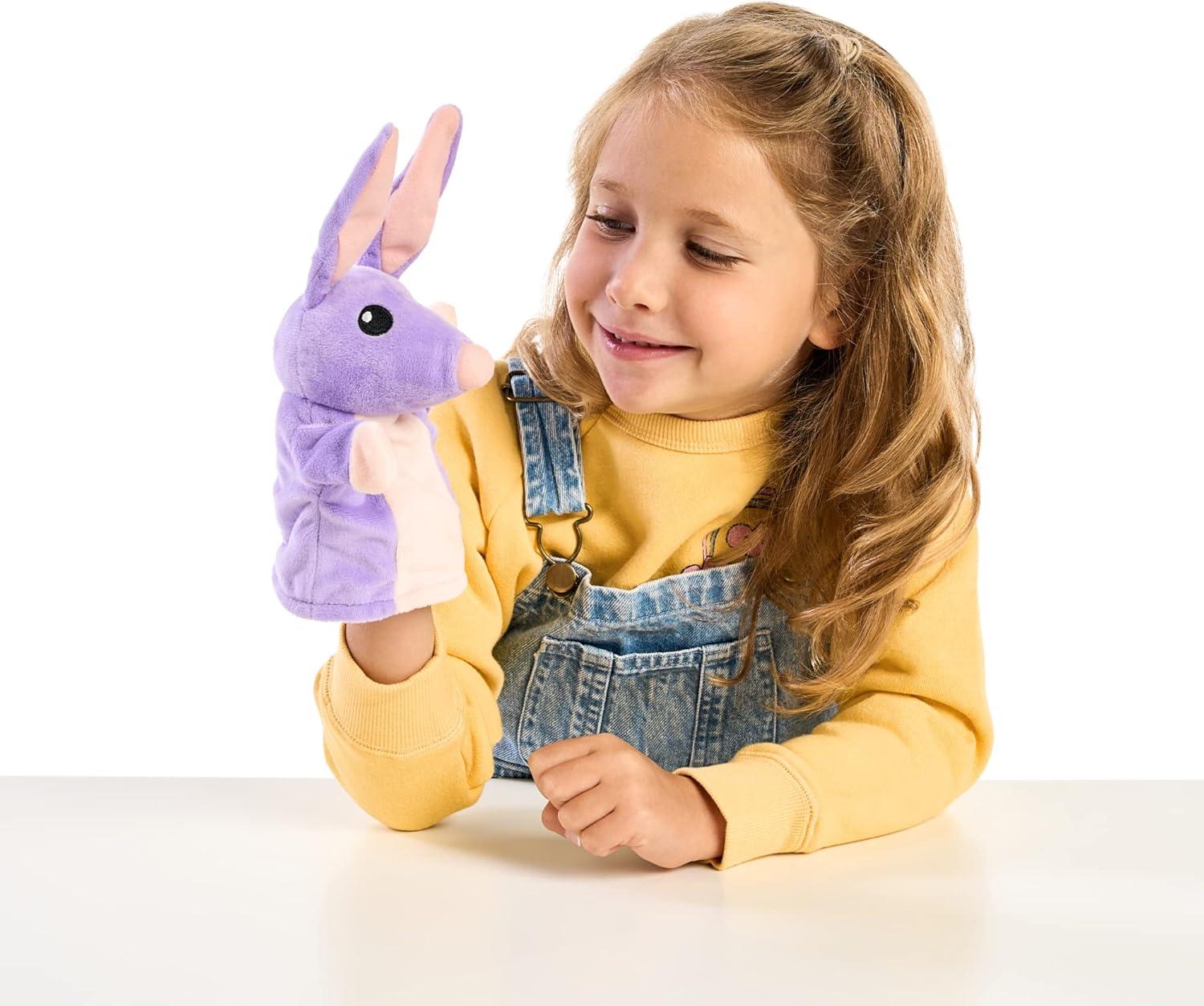 Bluey Unicorse & Bob Bilby Hand Puppet Plush 2-Pack – 8-9” Soft Deluxe Fabric, Embroidered Details, Perfect for Toddler Hands, Imaginative Play, Official Bluey Toys, Amazon Exclusive