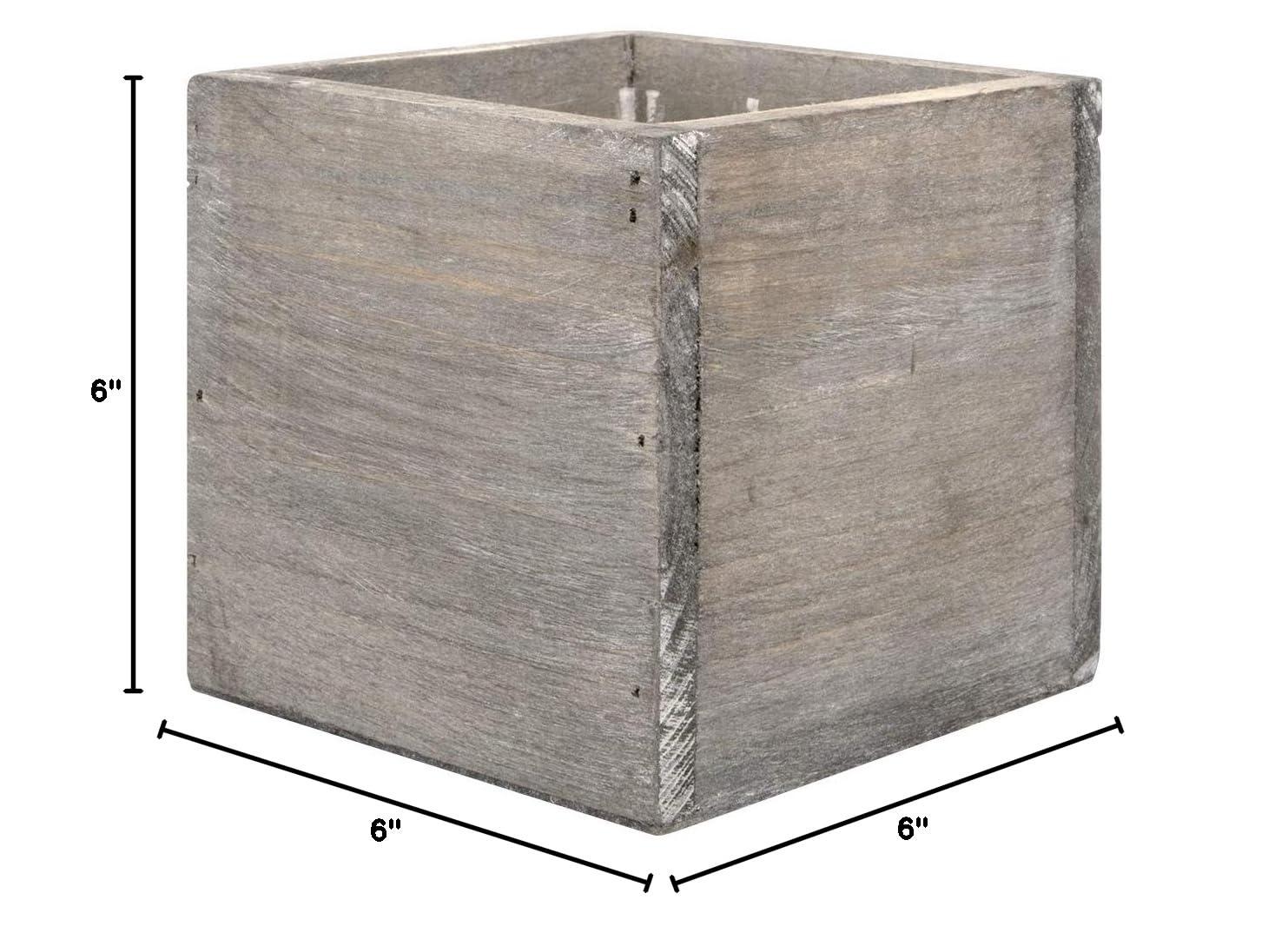 Union Rustic Gritton Wood Table Vase (Set of 6)