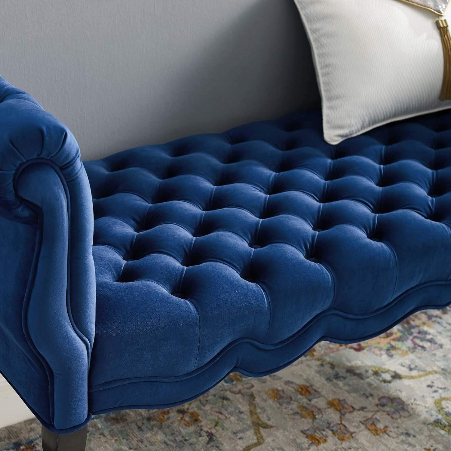 Modway Adelia Chesterfield Style Button Tufted Performance Velvet Bench