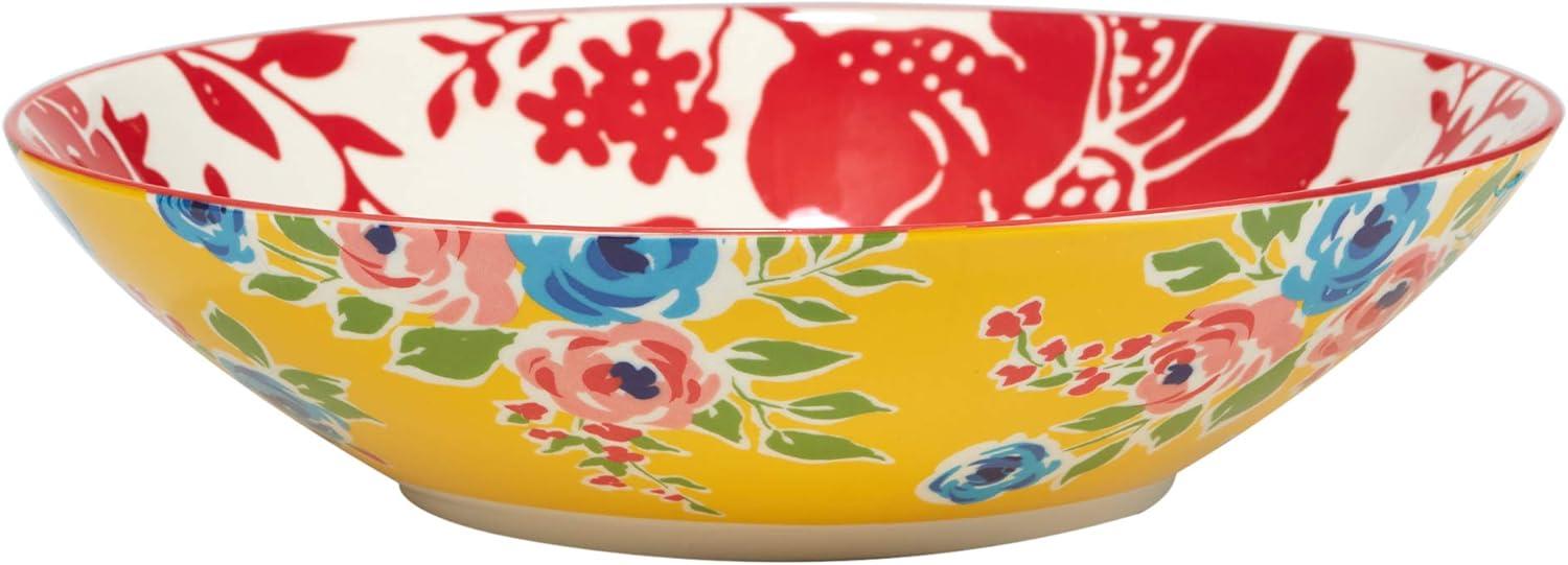 Set of 4 Damask Floral Assorted Soup Bowls - Certified International