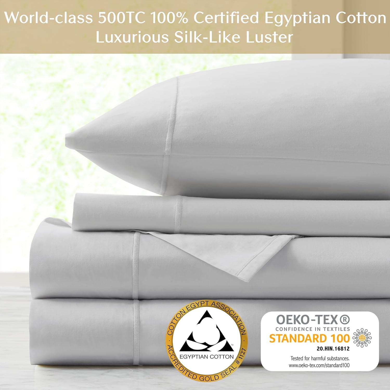 Croscill Croscill Luxury Egyptian 500TC Cotton Sheet Set