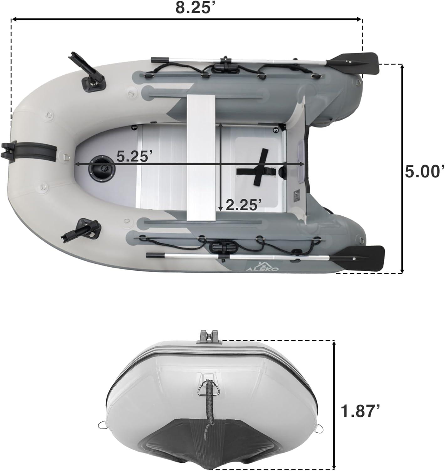 ALEKO Inflatable Fishing Boat
