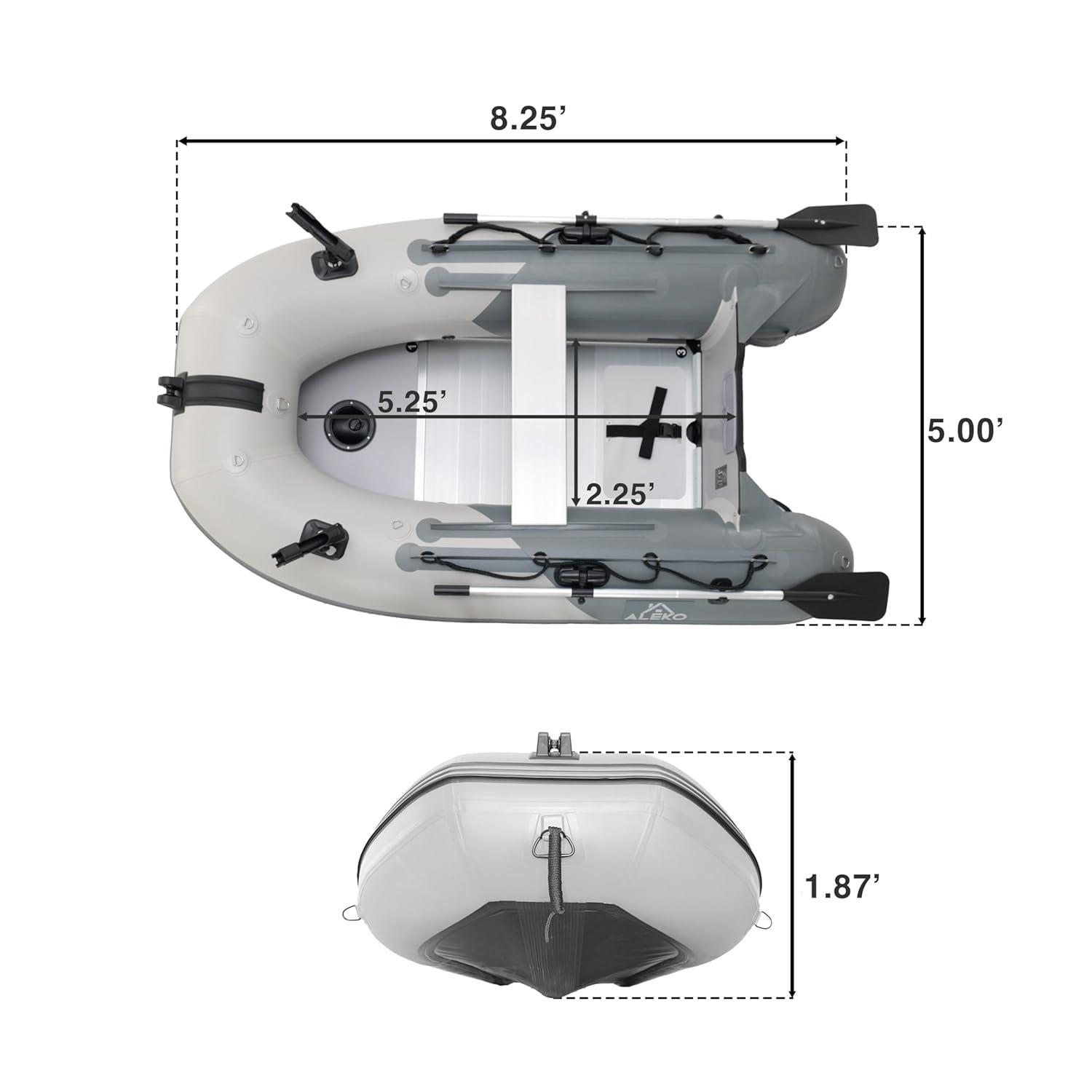 ALEKO Inflatable Fishing Boat