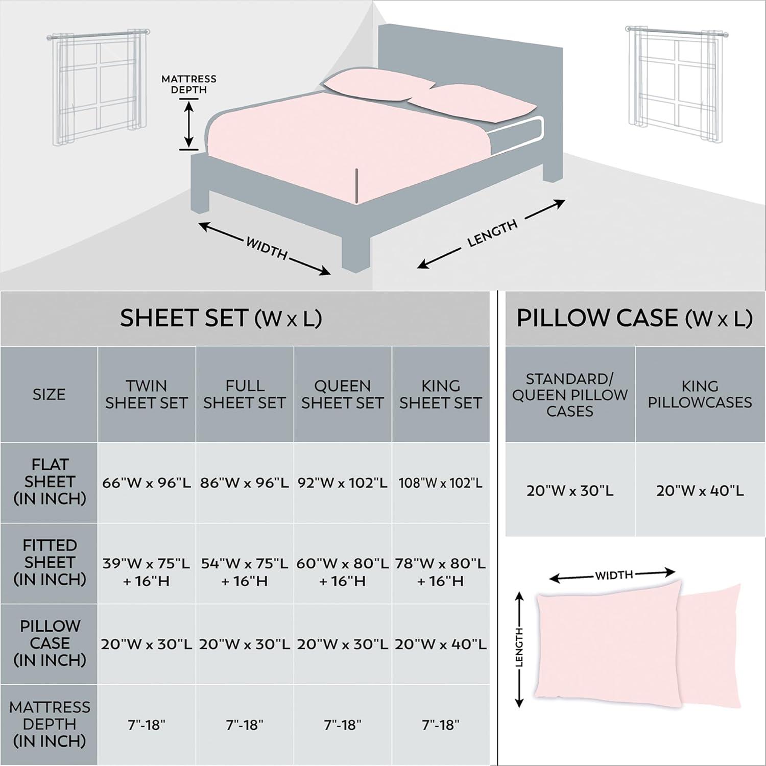 100% Cotton 400TC Cool & Crisp Sheet Set