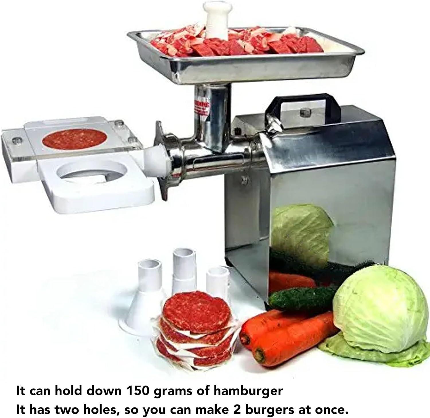 White Non-Stick Plastic Hamburger Press Patty Maker