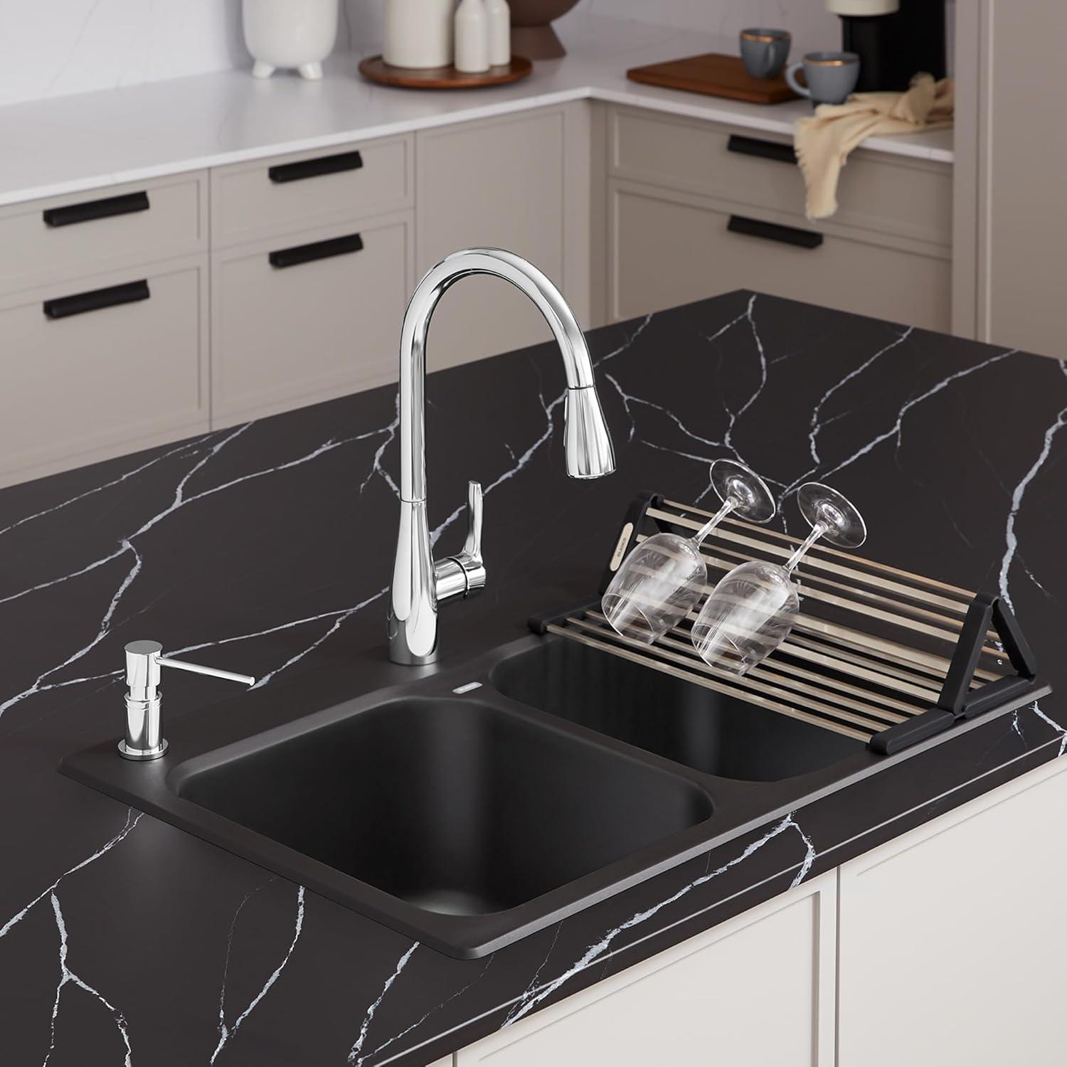Atura Pull Down Dual Spray Kitchen Faucet