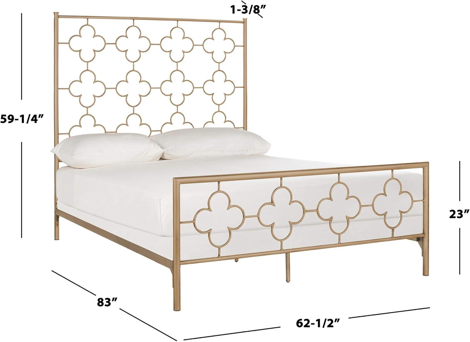 Safavieh Morris Geometric Glam Lattice Metal Headboard