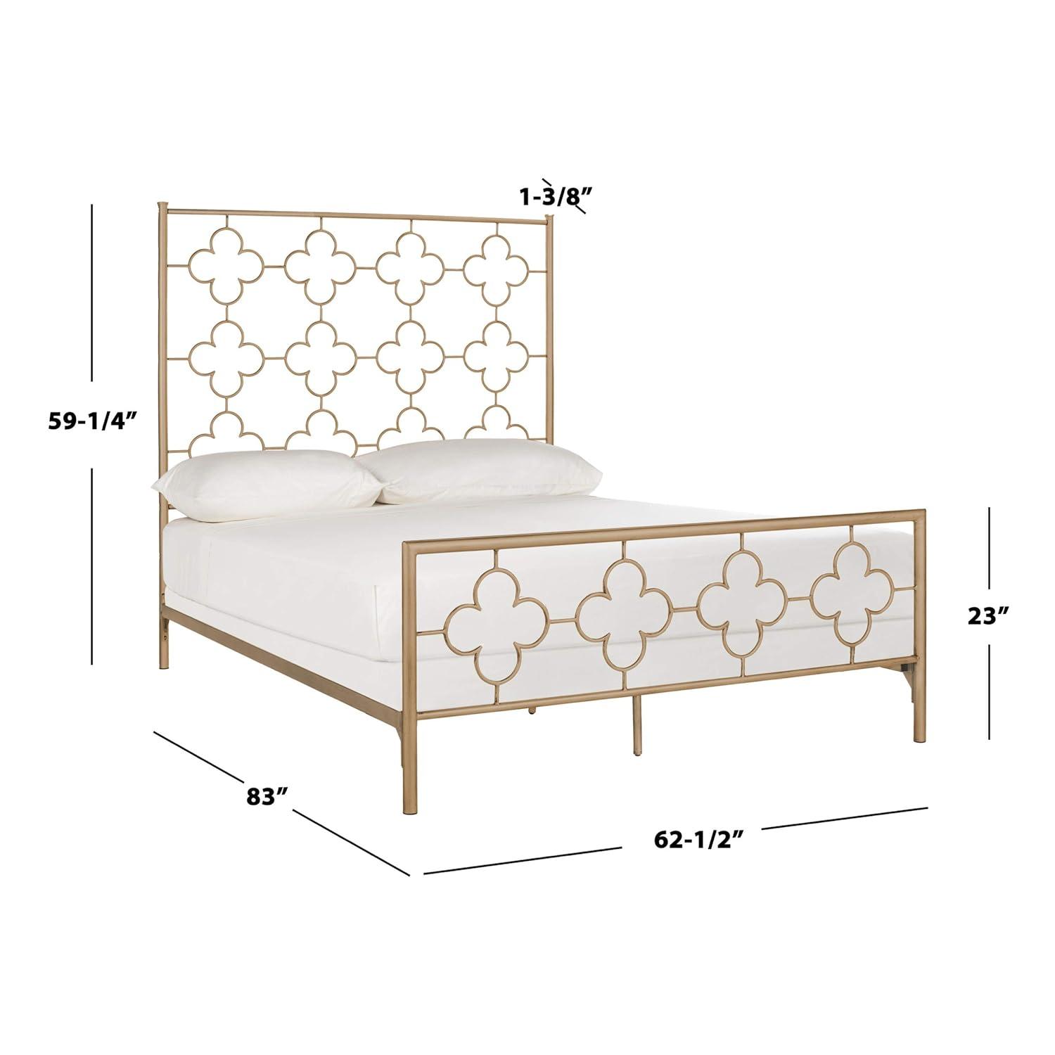 Safavieh Morris Geometric Glam Lattice Metal Headboard
