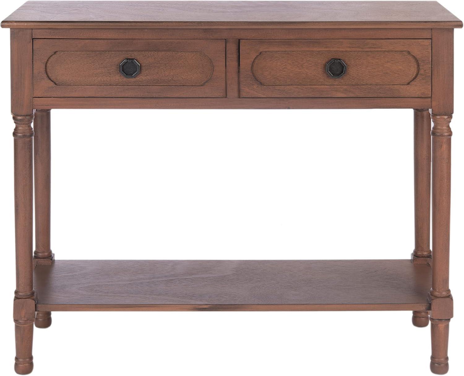Allura 2 Drawer Console Table - CNS5725C - Brown - Safavieh