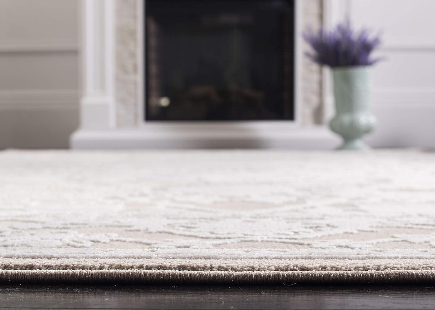 Reflection RFT665 Power Loomed Area Rug - Beige/Cream - 8'x10' - Safavieh.