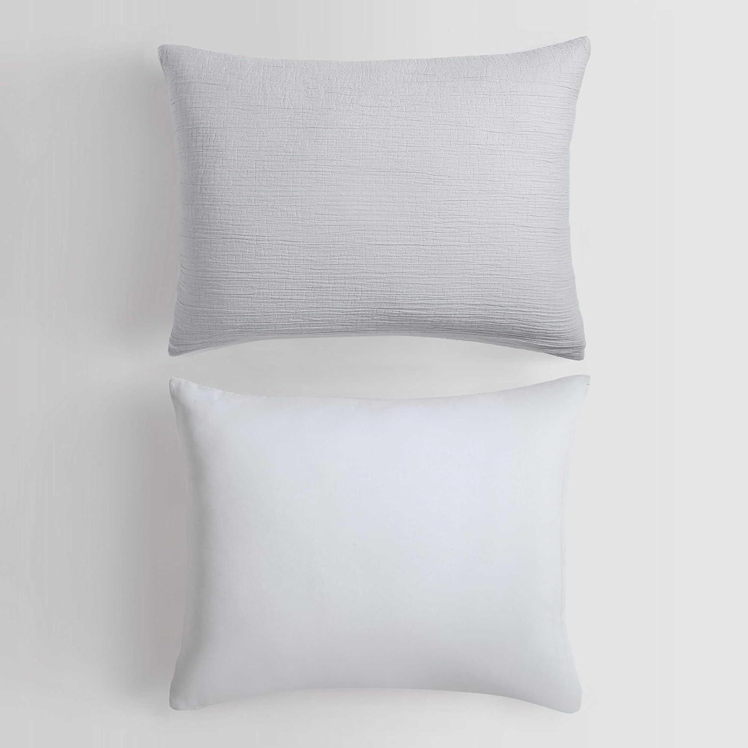 Calvin Klein Calvin Klein Washed Texture Solid Cotton Duvet Cover Set