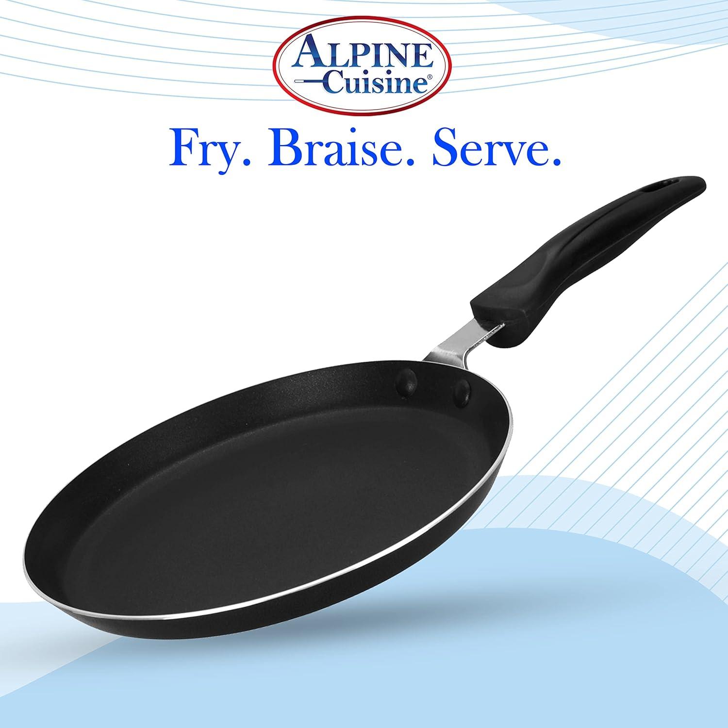 Aluminum 9-Inch Nonstick Round Griddle Pan with Bakelite Handle