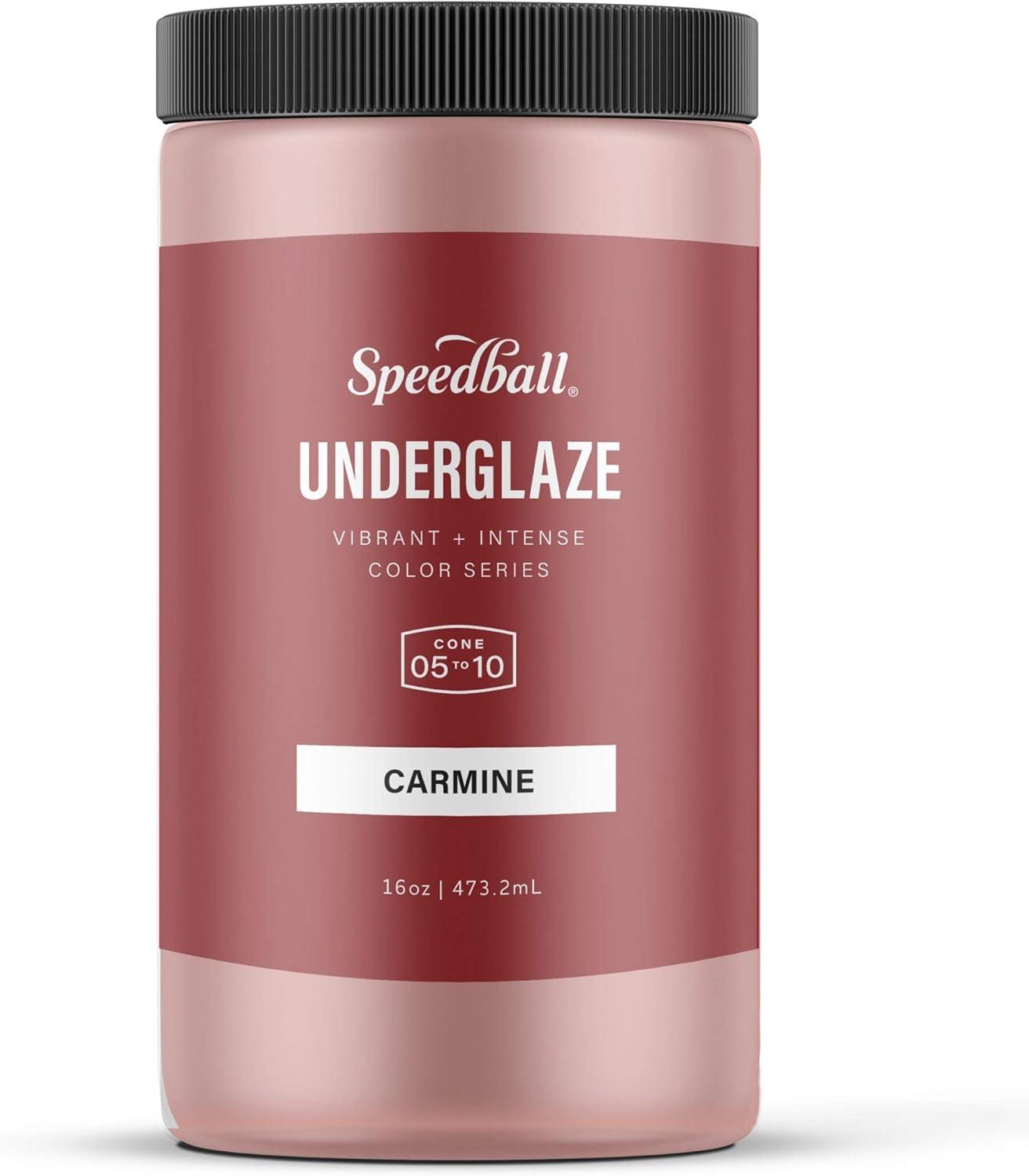 Speedball Ceramic Underglaze - Carmine, Opaque, 16 oz