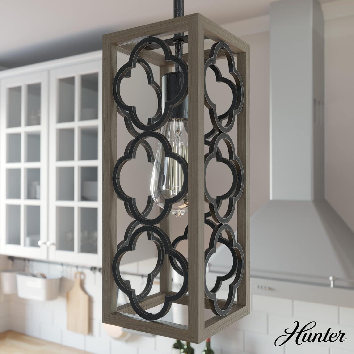 Hunter Fan Gablecrest 1 - Light Single Rectangle Pendant