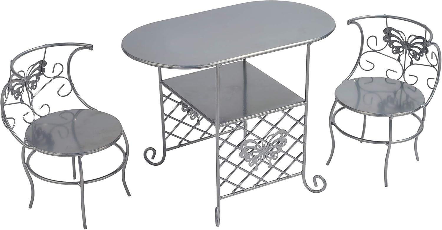 Badger Basket Tea Time Doll Table and Chair Set with Accessories