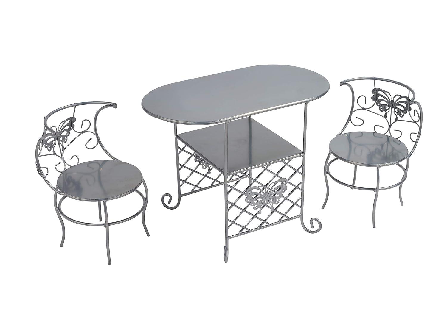 Badger Basket Tea Time Doll Table and Chair Set with Accessories