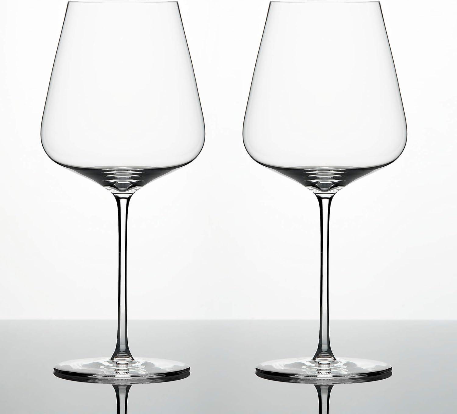 Zalto 76.5 cl Hand-Blown Crystal Bordeaux Wine Glasses, Set of 2