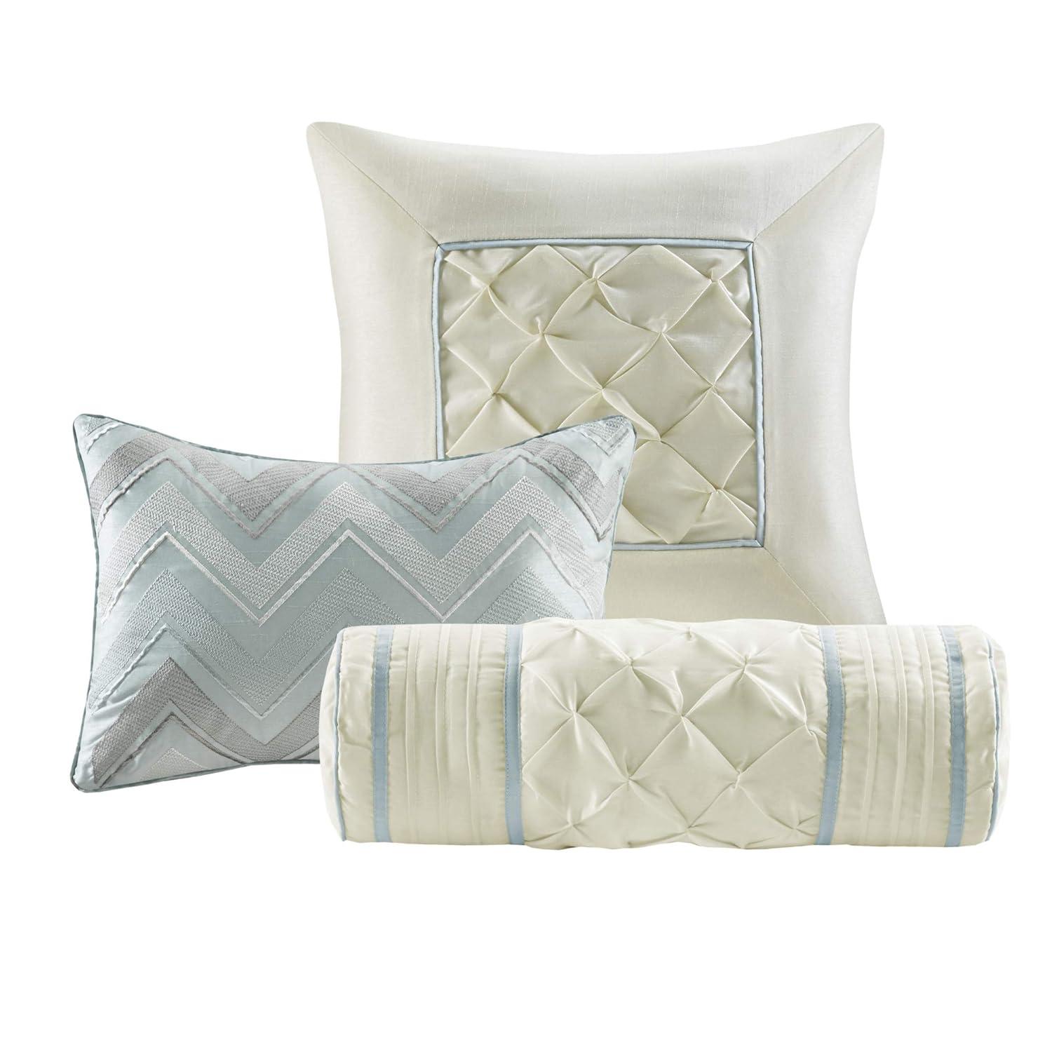 Madison Park Laurel 7 Piece Tufted Comforter Set