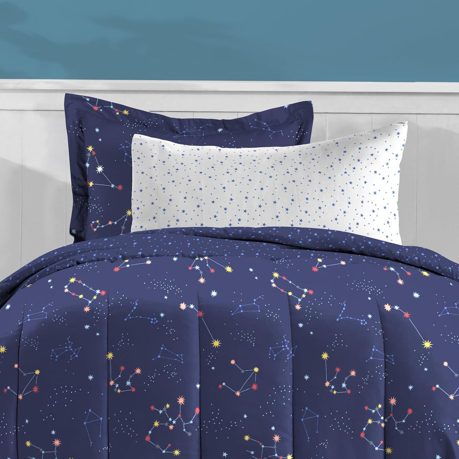 Zodiac Twin Bed in a Bag Midnight Blue