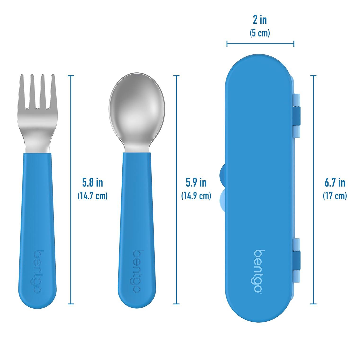 Bentgo Kids' Stainless Steel Utensil - Blue