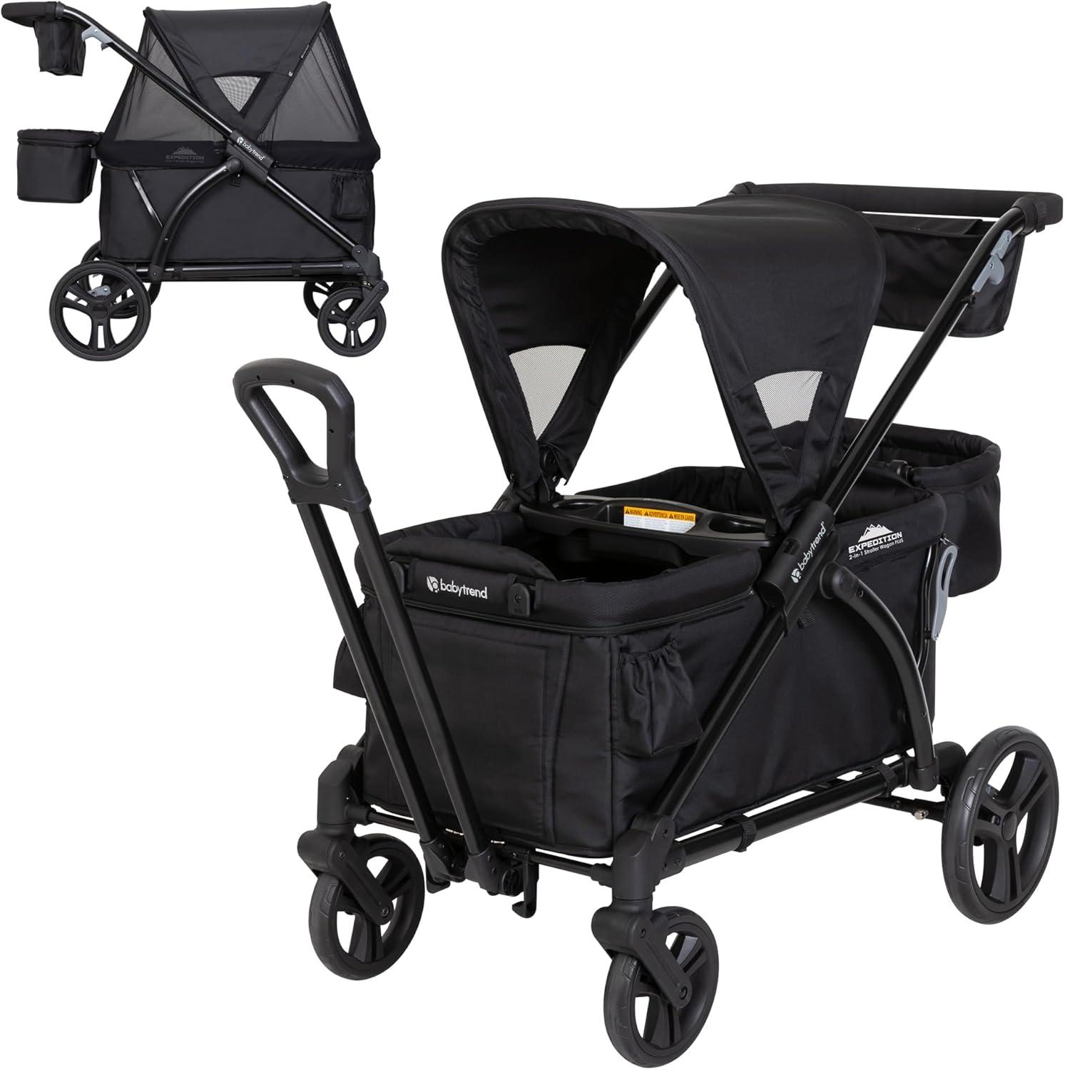 Baby Trend Baby Trend Foldable 4 Wheel Multi-Child Stroller with Storage