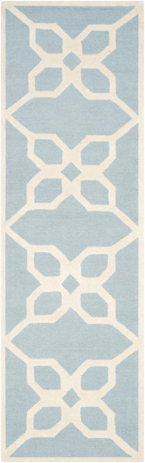 Cambridge CAM722 Tufted Indoor Area Rug - Dark Grey/Ivory - 8'x10' - Safavieh