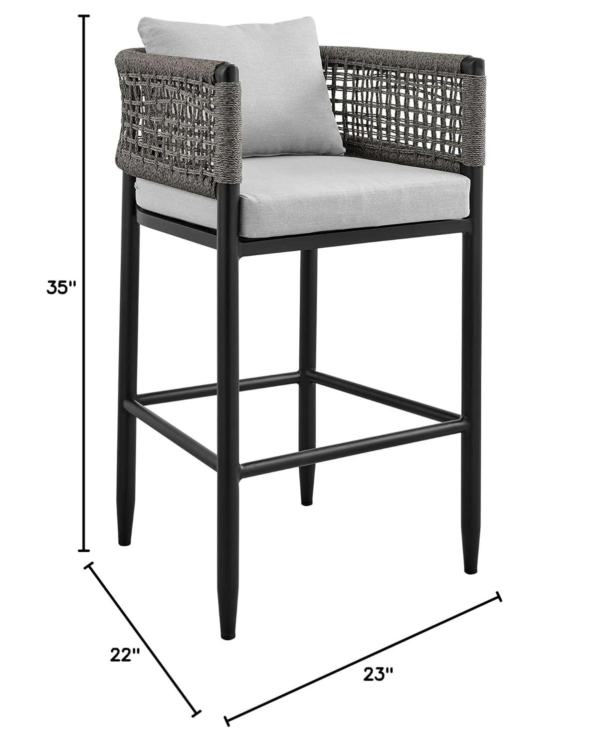 Armen Living Felicia 26 in. Outdoor Counter Stool