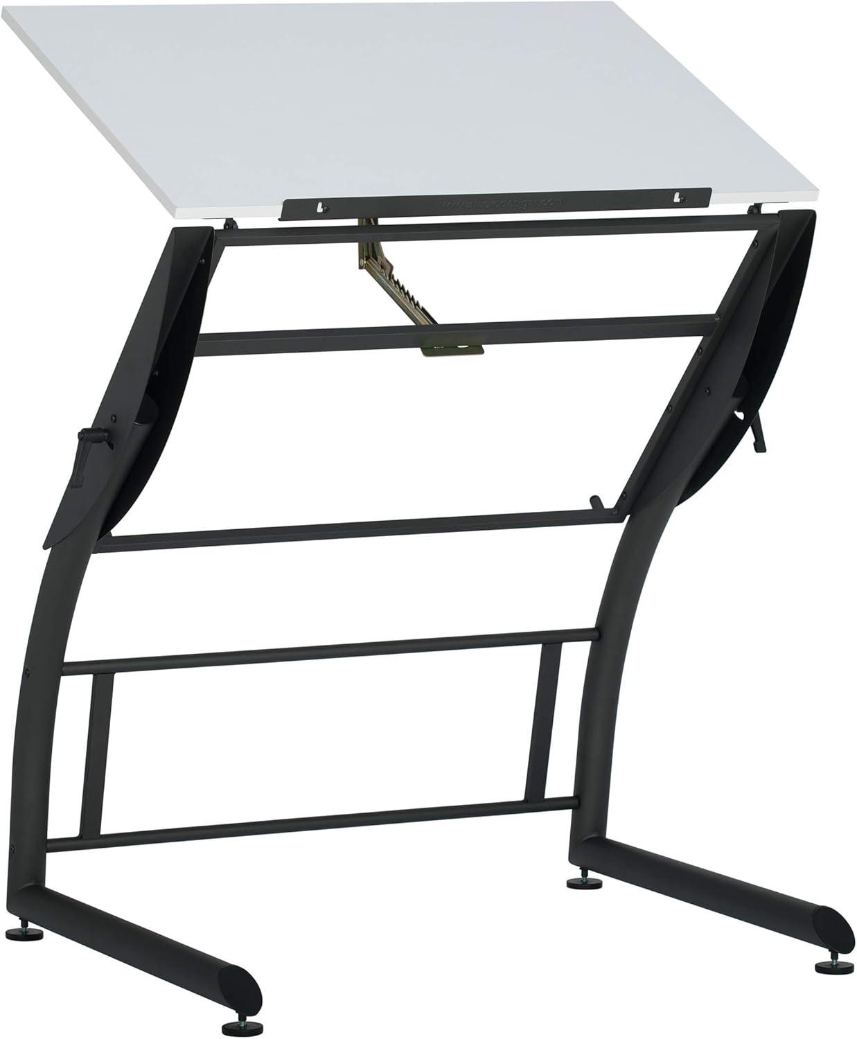 Coursey Adjustable Metal Base Drafting Table