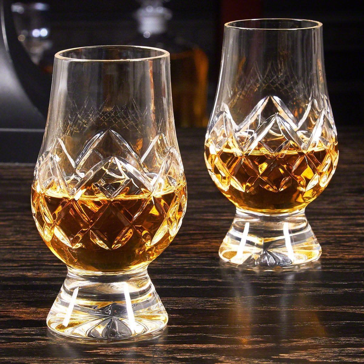 Glencairn Cut Crystal Whiskey Glasses