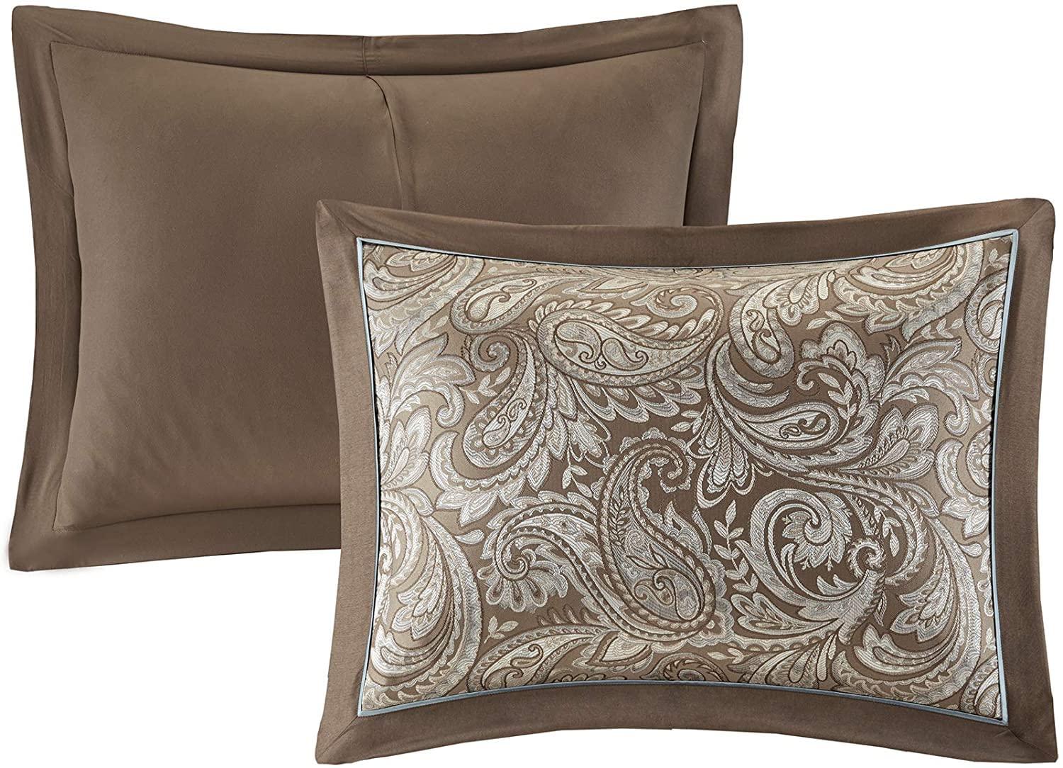 Madison Park Aubrey Paisley Jacquard Duvet Cover Set