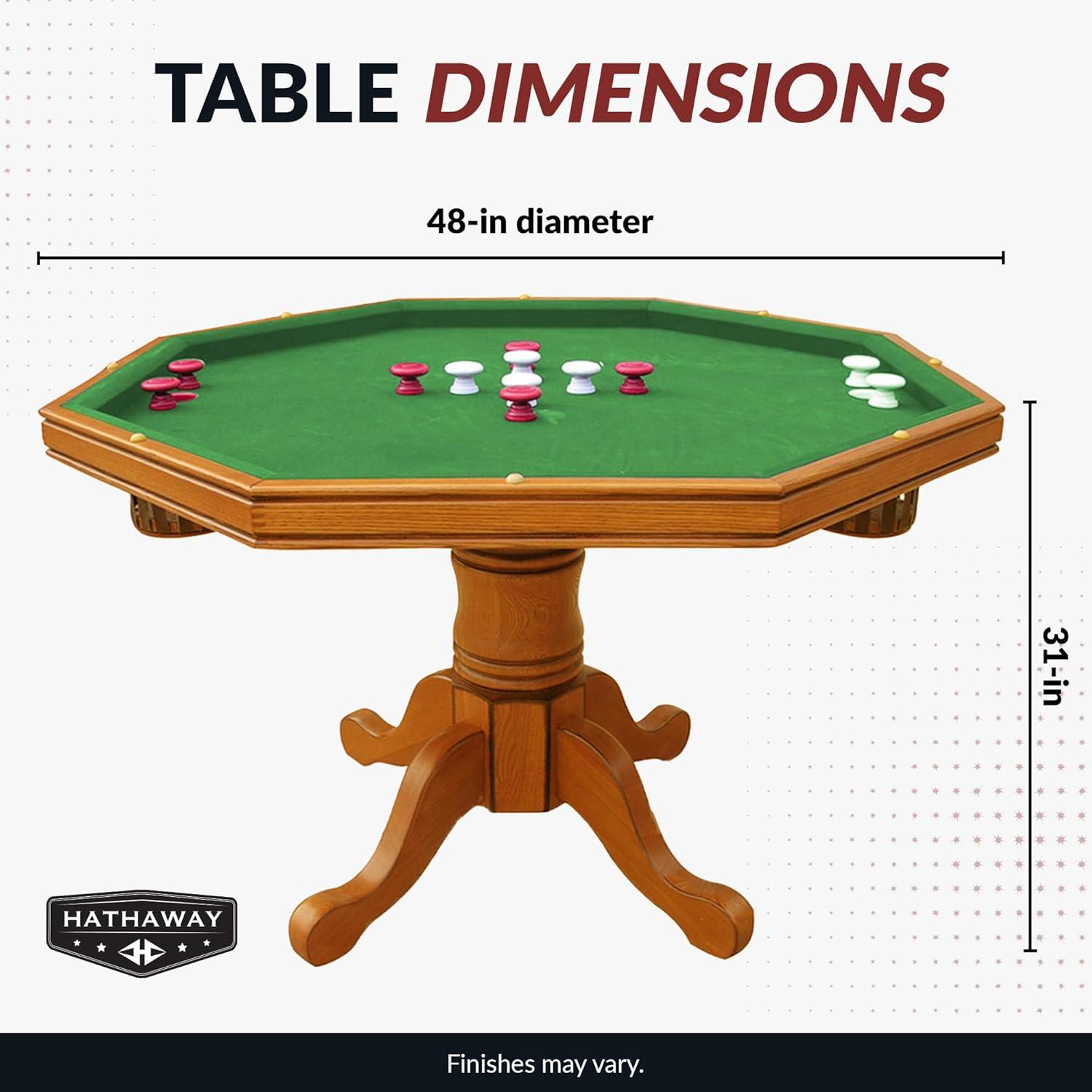 Hathaway Games Kingston 48" 8 - Player Poker Table