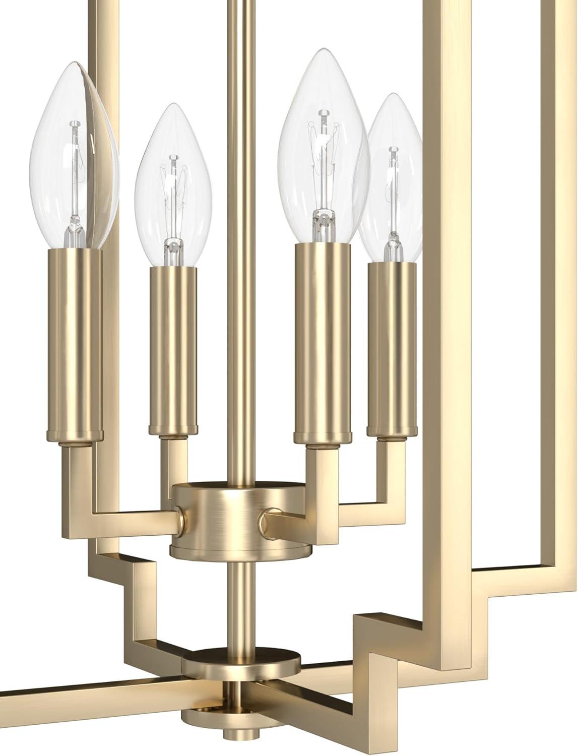 Alturas Gold Modern 4-Light Small Pendant 14x21 Inch