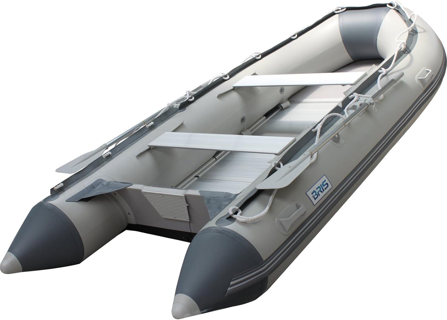 BRIS 10.8Ft Inflatable Boat Inflatable rafting Fishing Tender Pontoon