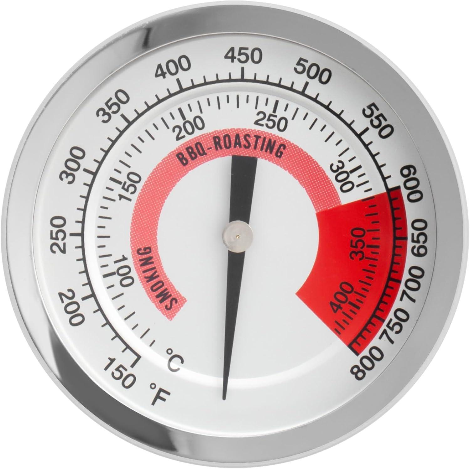 BBQ Grill Thermometer Heat Indicator Replacement Parts for Kitchenaid 720-0787D, 720-0819, 720-0745, 720-0733A, 720-0745B, 720-0826 - Compatible Barbeque Temperature Gauge Thermostat