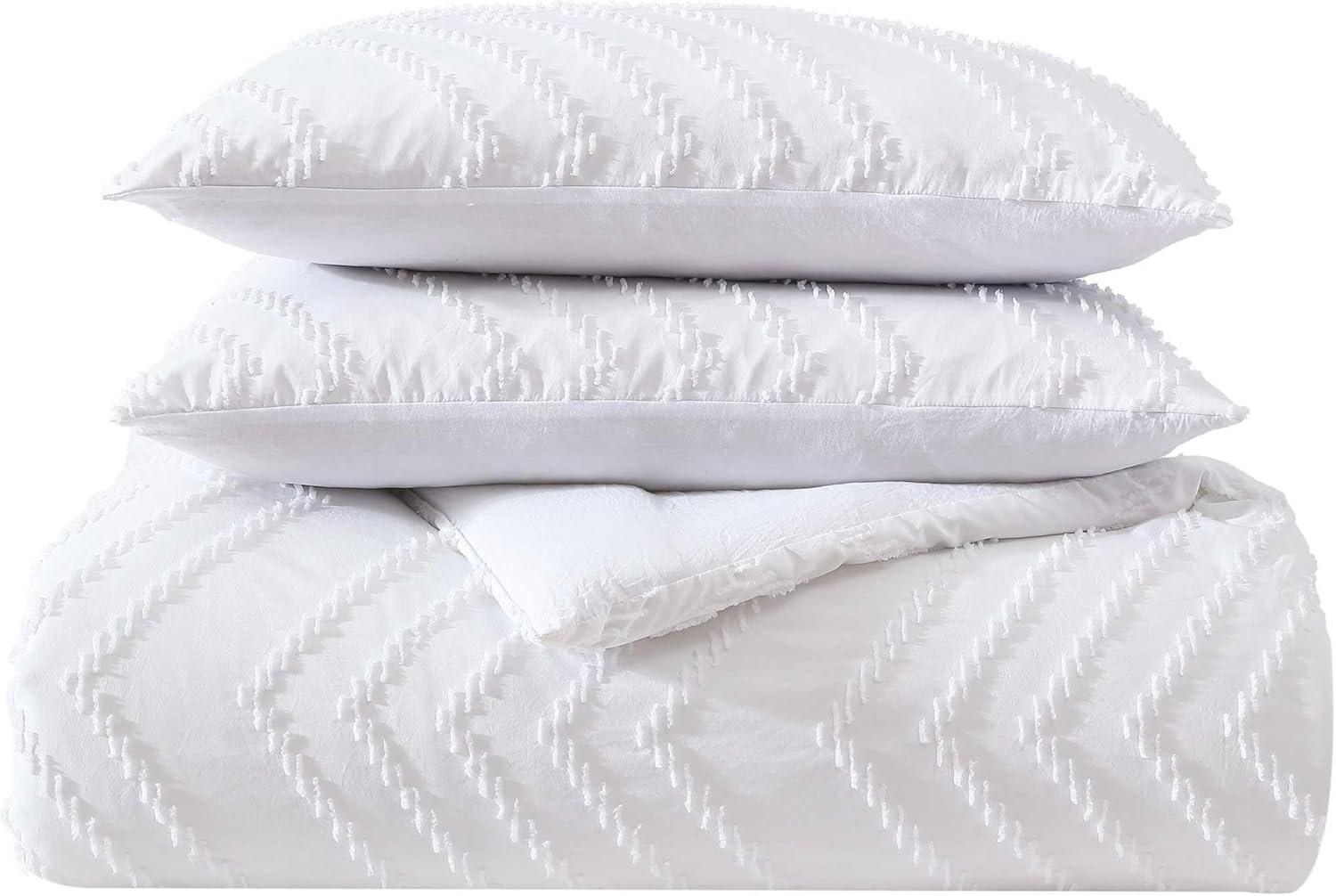 Wrangler Prarie Zig Zag White Reversible Comforter Bonus Set