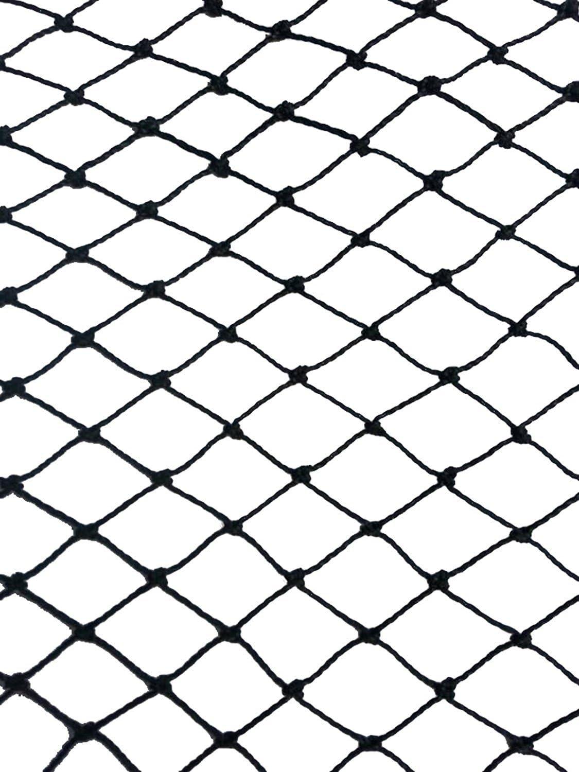 Netting Noa Store Nylon Mesh Anti Bird Netting Aviary Netting and Poultry Netting [25 x 50] ft 13.78 in Black