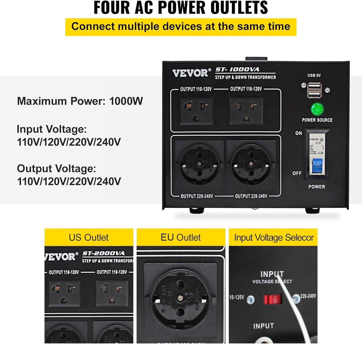 Voltage Converter Transformer, Heavy Duty Step Up/Down Transformer