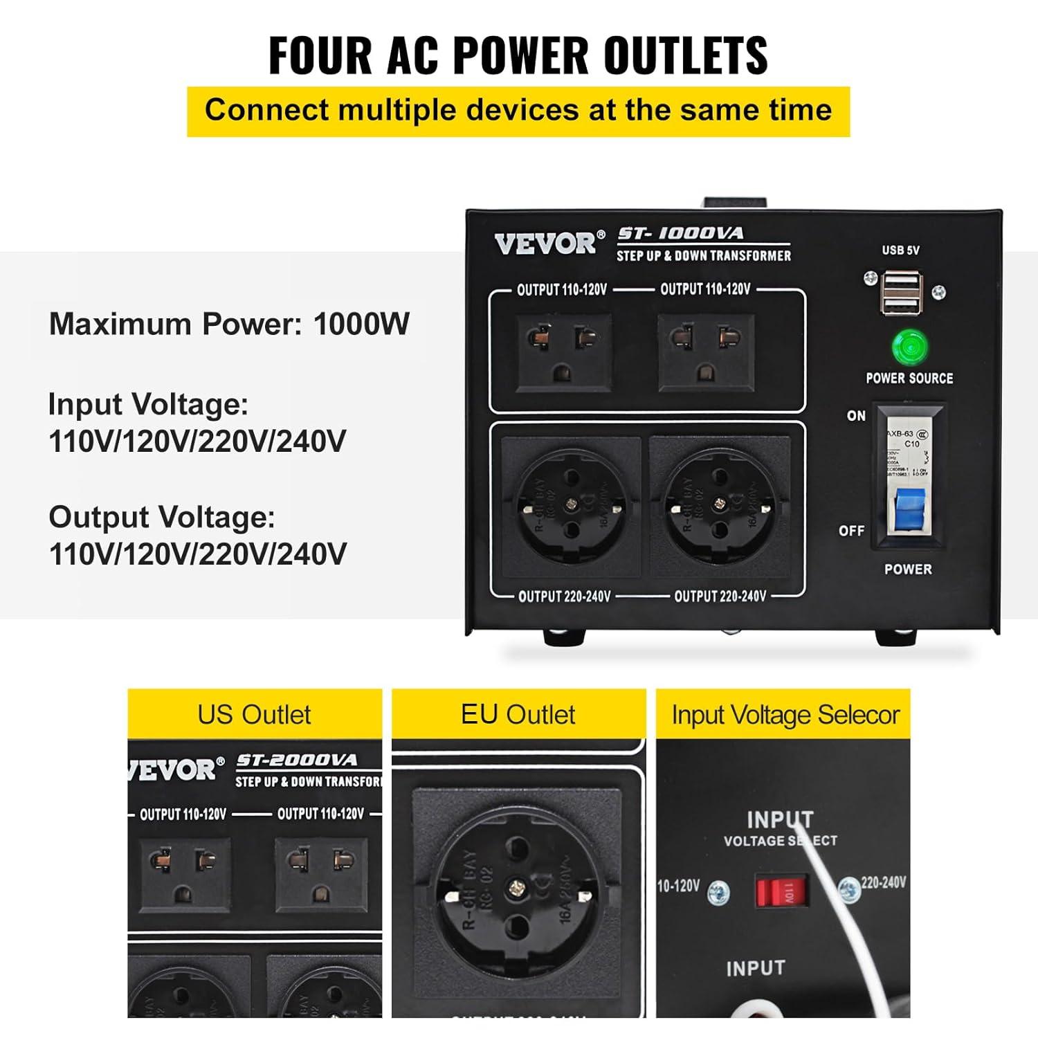 Voltage Converter Transformer, Heavy Duty Step Up/Down Transformer